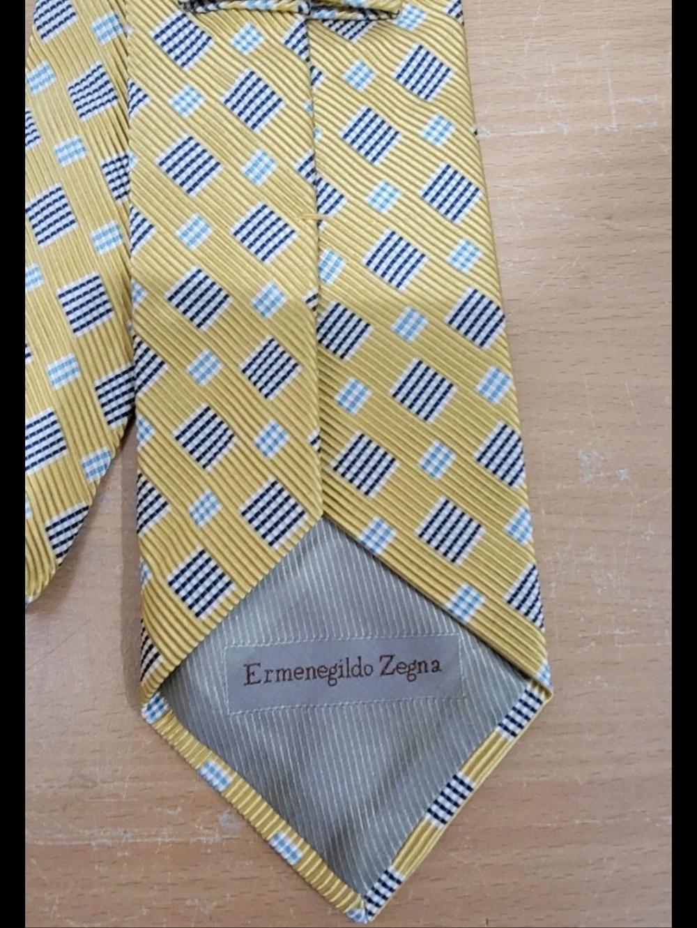 Ermenegildo Zegna‎ Multicolor Diamond Silk Neck Tie Made in Italy - Picture 6 of 6